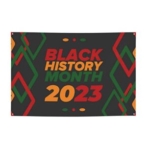 black history month 2023 banner yard outdoor party congratulations welcome home banners photography background decoration