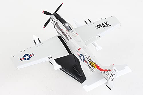 Daron Postage Stamp A1H SkyRaider 1/110 Papoose Flight PS5364-3, White