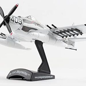 Daron Postage Stamp A1H SkyRaider 1/110 Papoose Flight PS5364-3, White