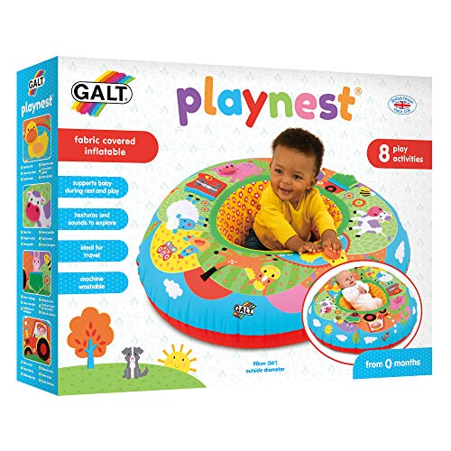 Galt Toys, Playnest - Farm, Baby Activity Center & Floor Seat, Ages 0 Months Plus