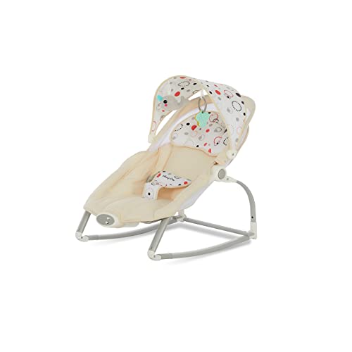Dream On Me We Rock Infant Rocker IIPerfect to Calm Baby, Comfy Time, White