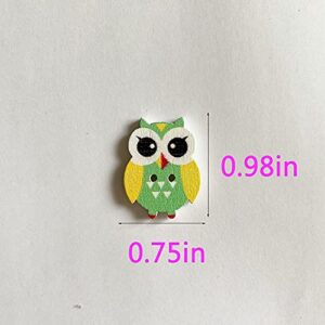 DPXWCCH 4 Pieces Owl Needle Minders, Magnetic Wooden Needle Nanny, Cross Stitch Embroidery Needlework Accessories