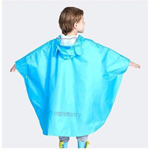 Girls Clothes Size 10 12 Cartoon Toddler Girl Raincoat Children Ponchos Boy 3D Kids for Rain Jacket (Blue, 10-12 Years)