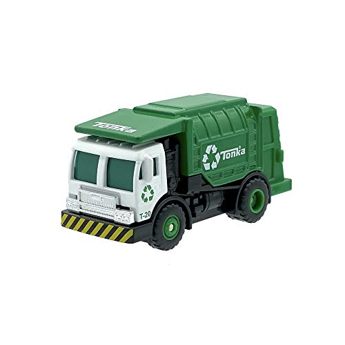 Tonka - Metal Movers Combo Pack - Garbage Truck & Cement Mixer (Grey Compound)