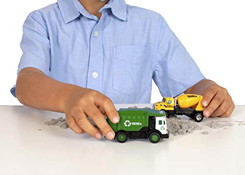 Tonka - Metal Movers Combo Pack - Garbage Truck & Cement Mixer (Grey Compound)