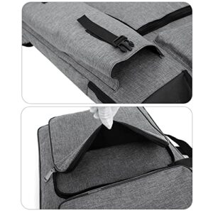 Art Portfolio Case Artist Backpack Canvas Bag Waterproof Artist Drawing Board Bag Multifunctional Large 4K Tote Bag Portable Carry Case Bag for Drawing Board Pigment Box Palette Sketch-Paper