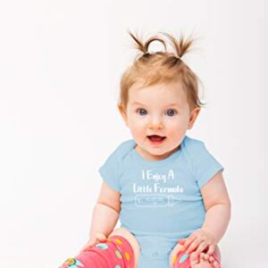 I Enjoy A Little Formula - Math Nerd - Funny Cute Novelty Infant Creeper, One-Piece Baby Bodysuit (Light Blue, 6 Months)