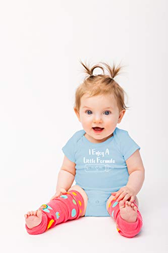 I Enjoy A Little Formula - Math Nerd - Funny Cute Novelty Infant Creeper, One-Piece Baby Bodysuit (Light Blue, 6 Months)