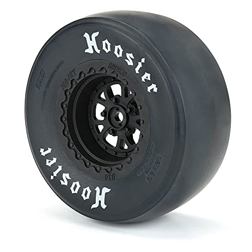 Pro-line Racing 1/10 Pomona Drag Spec Rear 2.2"/3.0" 12mm Drag Wheels 2 Black PRO277603