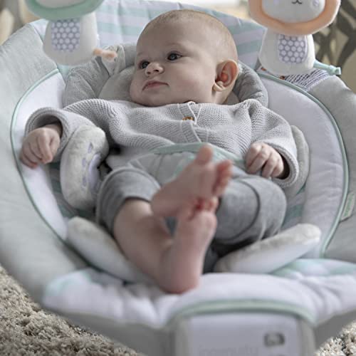 Ingenuity Baby Bouncer Seat with Vibration and Music - Landry The Lion