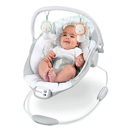 Ingenuity Baby Bouncer Seat with Vibration and Music - Landry The Lion