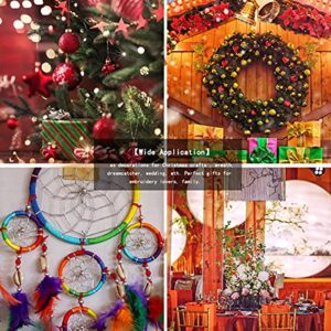 Matchne Embroidery Hoop 6PCS 4Inch to 10Inch Easily Loosen/Tighten Cross Stitch Supplies & Needlework Supplies Bamboo Wooden Hoops for Crafts