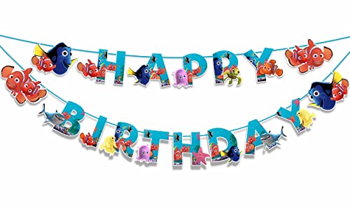 Seyal® Find Nemo Happy Birthday Banner