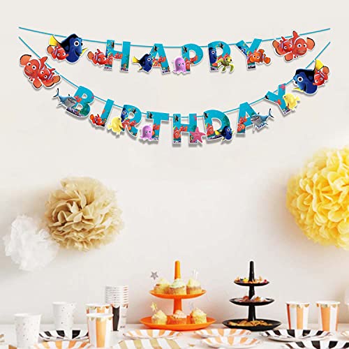 Seyal® Find Nemo Happy Birthday Banner