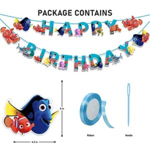 Seyal® Find Nemo Happy Birthday Banner