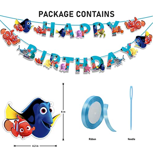 Seyal® Find Nemo Happy Birthday Banner