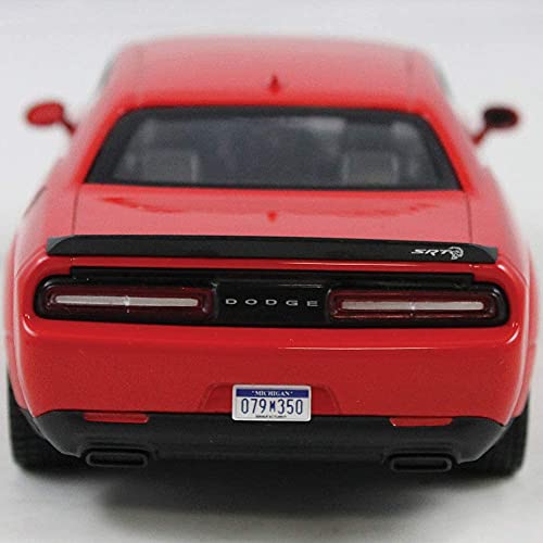 2018 Dodge Challenger SRT Hellcat Widebody Red 1/24 Diecast Model Car by Motormax 79350R