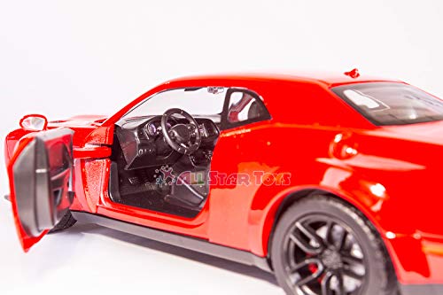 2018 Dodge Challenger SRT Hellcat Widebody Red 1/24 Diecast Model Car by Motormax 79350R