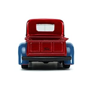 Jada Toys Marvel 1:32 1941 Ford Pickup Die-cast Car & 1.65" Proto-Suit Spider-Man Die-cast Figure, Toys for Kids Ages 8+