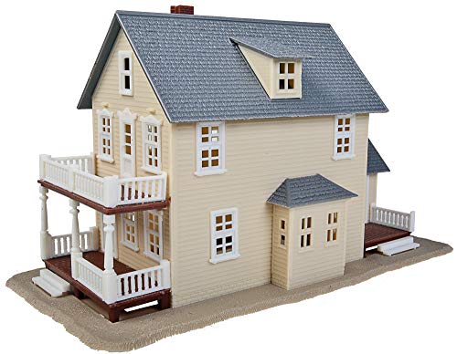 Walthers Trainline HO Scale Model Two-Story House