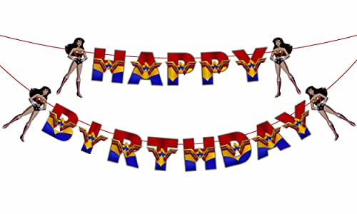 Seyal® W Woman Happy Birthday Banner