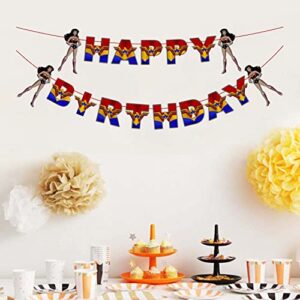 Seyal® W Woman Happy Birthday Banner