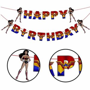 Seyal® W Woman Happy Birthday Banner