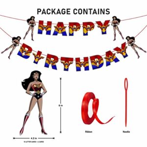 Seyal® W Woman Happy Birthday Banner