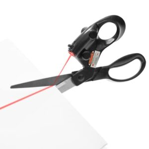watris veiyi sewing laser scissors, craft scissors with laser light, laser guided scissors for fabrics, paper, crafts cutting