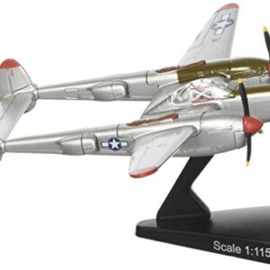 Daron Worldwide Trading Postage Stamp P-38J Lightning Marge 1/115 Dick Bong Airplane Model