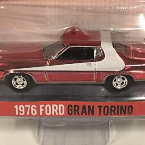 Greenlight 1976 Ford Gran Torino Chrome Red Edition Starsky & Hutch (1975-1979) TV Series Limited Edition to 4, 600Piece Worldwide 1/64 Diecast Model Car 51224