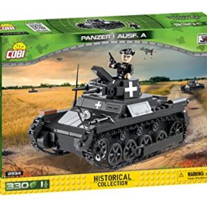 COBI 2534 Panzer I Ausf.A Building Blocks, Grey, Multicolor