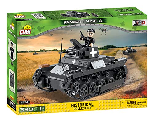 COBI 2534 Panzer I Ausf.A Building Blocks, Grey, Multicolor