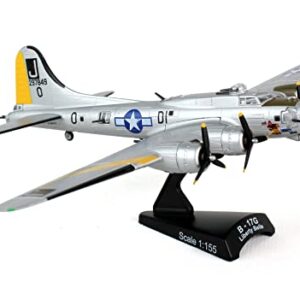 Daron Worldwide Trading B-17G Liberty Belle Vehicle (1:155 Scale), Silver