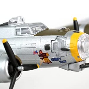 Daron Worldwide Trading B-17G Liberty Belle Vehicle (1:155 Scale), Silver