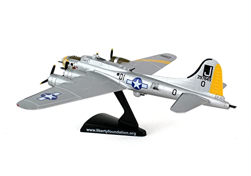 Daron Worldwide Trading B-17G Liberty Belle Vehicle (1:155 Scale), Silver