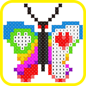 stitch.io coloring by numbers cross stitch color game