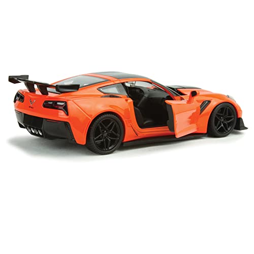 New DIECAST Toys CAR MOTORMAX 1:24 W/B - 2019 Chevrolet Corvette ZR1 (Orange) 79356OR