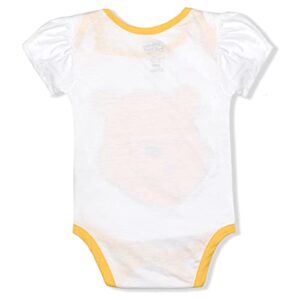 Disney Winnie the Pooh Baby Girls Bodysuits and Legging Set for Newborn and Infant – Pink/White