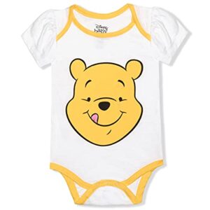 Disney Winnie the Pooh Baby Girls Bodysuits and Legging Set for Newborn and Infant – Pink/White