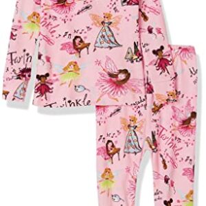 Books to Bed Baby Girls' Book and Long Sleeve Printed Pajama Gift Set, Twinkle, 18-24 Months