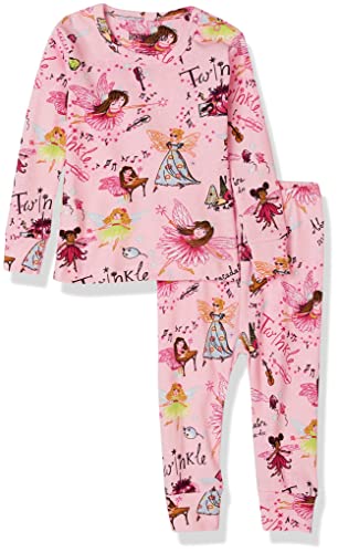 Books to Bed Baby Girls' Book and Long Sleeve Printed Pajama Gift Set, Twinkle, 18-24 Months