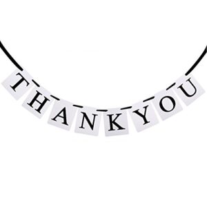 MagicW Thank You Bunting Wedding Banner Wedding Party Banner Garland Sign Photo Props Hanging D¨¦cor Wedding Party Decoration