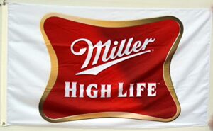 2but miller high life beer flag banner 3x5feet