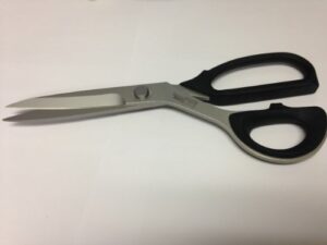 kai 10 in true left-handed professional shears, stainless steel