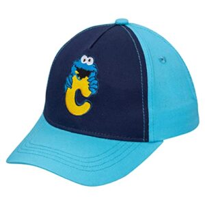 cookie monster toddler hat for boys, sesame street toddler baseball cap, sesame street toddler baseball hat with cookie monster