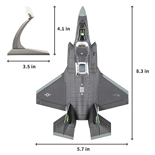 1/72 F35B Lightning II Attack Fighter Plane Metal Aircraft Model Military Airplane Model Diecast Plane Model for Collection or Gift