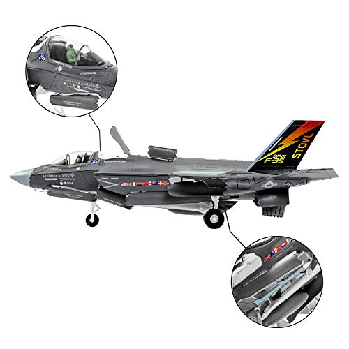 1/72 F35B Lightning II Attack Fighter Plane Metal Aircraft Model Military Airplane Model Diecast Plane Model for Collection or Gift