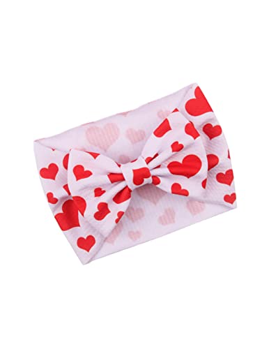 Valentine's Day Headband Turban with Bow for Baby Girls Hair Band Bowknot JHV12 (B1-Turban)