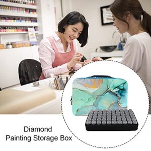 Diamond Painting Storage Box, 60 Slot Diamond Storage Case Containers 5D Diamond Painting Tools DIY Art Craft Accessories Jewelry Beads Rhinestones Organizer Box